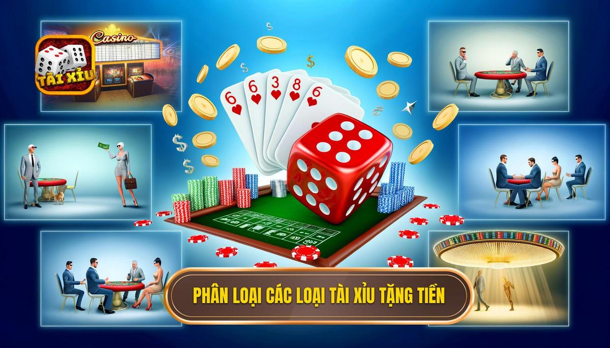 2. Phân loại các hình thức tài xỉu tặng tiền phổ biến