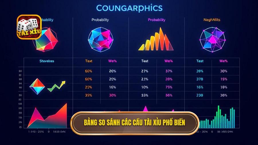 Bảng so sánh các cầu tài xỉu phổ biến