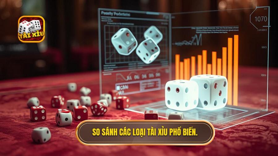 So sánh các loại hình Tài Xỉu phổ biến hiện nay