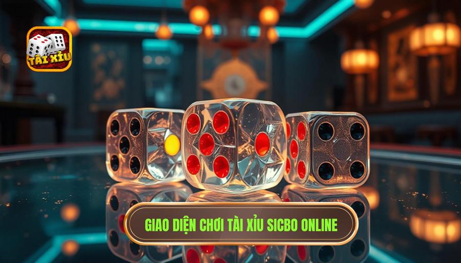Giao diện chơi tài xỉu Sicbo online